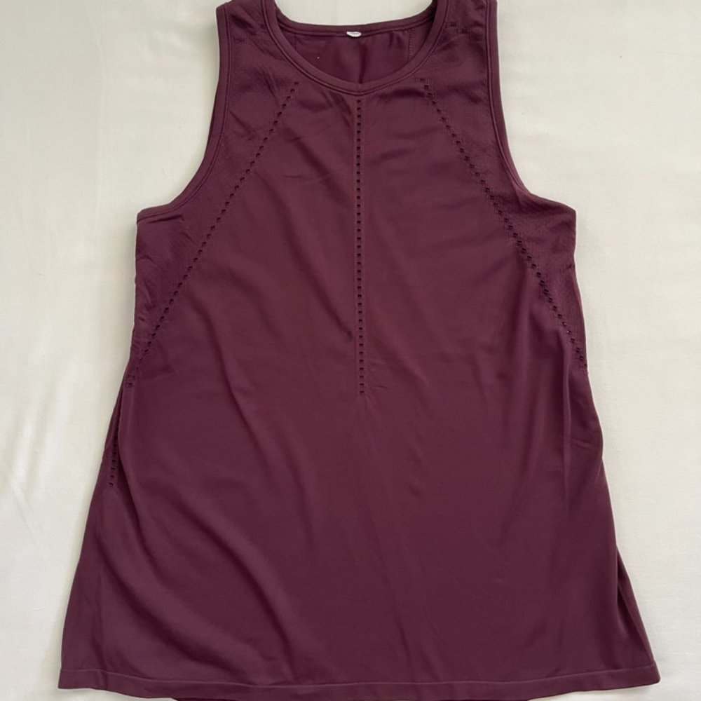 Athleta Foothill Tank Wine Size S